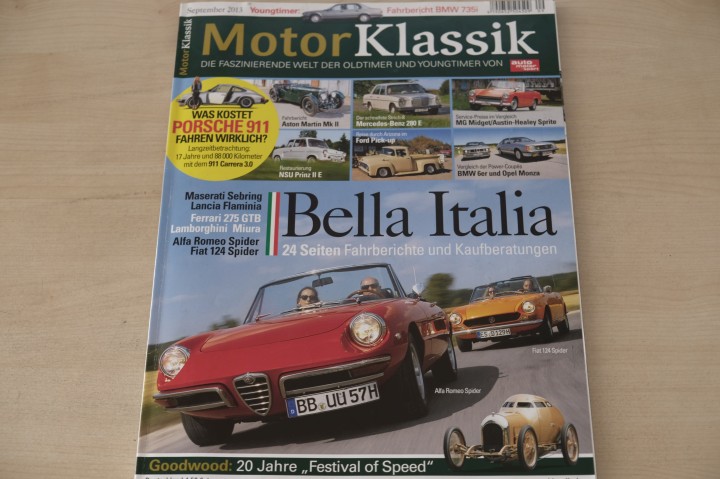 Deckblatt Motor Klassik (09/2013)